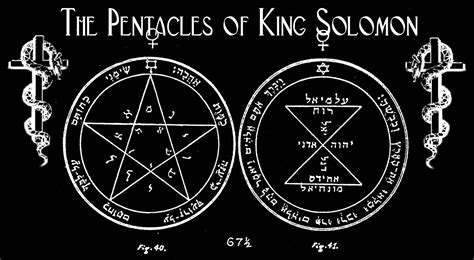 It is the predecessor of the star of david, which became the symbol of the jewish people in modern times. The Pentacle or five-point form of the Seal of Solomon ...