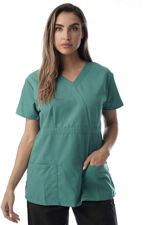 Dreamcrest Ultra Soft Womens Scrub Tops Medical Scrubs Nursing Uniforms