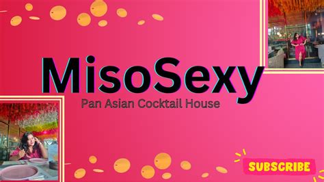 Miso Sexy Indiranagar Pan Asian Cocktail House Bangalore Quirky Fun Ambiance Youtube