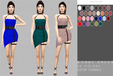 Bobbi Dress At Simply Simming Sims 4 Updates