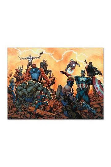 Ultimate Comics Avengers 1 Gallery Wrapped Limited Edition Wall Art
