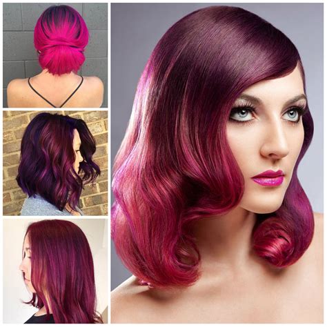 Best Hairstyles For Magenta Hair Color 2019 Haircuts Hairstyles And