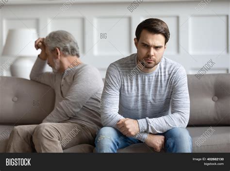 Angry Adult Son Old Image And Photo Free Trial Bigstock