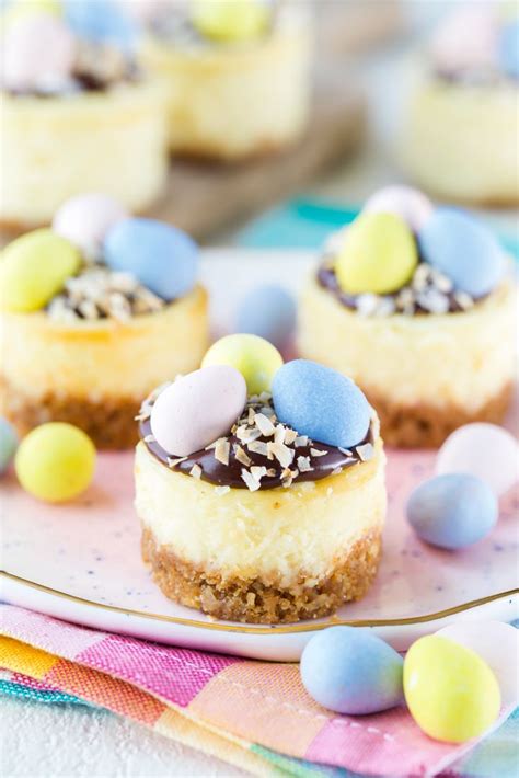 cadbury mini eggs cheesecake recipe mini cheesecake recipes easter dessert easter desserts