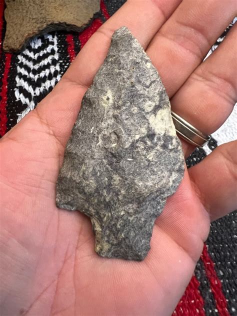 A Nice Large Rhyolite Savannah River Arrowhead Found In North Etsy
