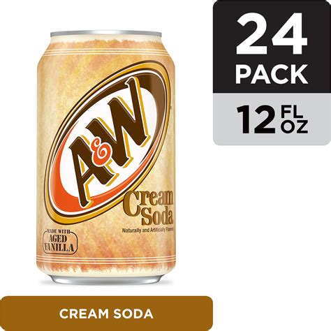 2 Pack Aandw Cream Soda 12 Fl Oz Cans 12 Ct