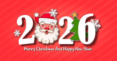I Wish You A Merry Christmas And Happy New Year Vintage Background With