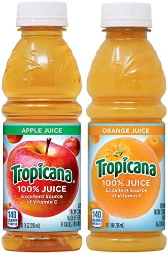 Tropicana 100 Orange Juice From Concentrate 10oz Bottles 24 Pack