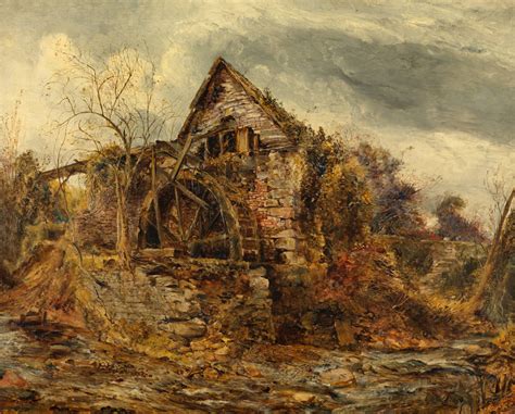 The Old Mill By William Joseph Jc Bond 1833 1926