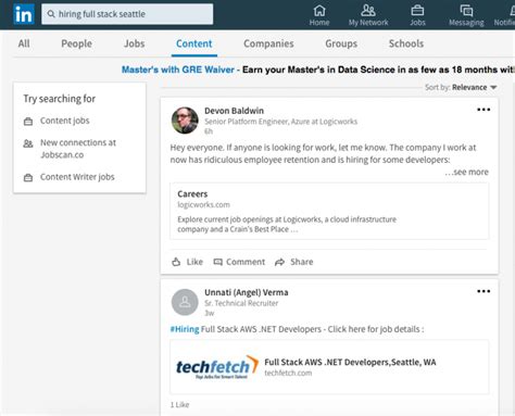 5 different ways to job search on linkedin jobscan blog