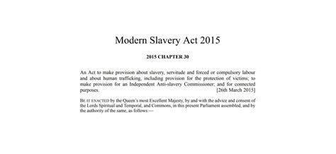 Modern Slavery Statement Preventing Exploitation