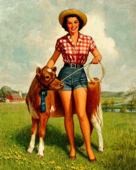 30 best gil elvgren cowgirl pin ups images on pinterest vintage cowgirl cowgirl style and