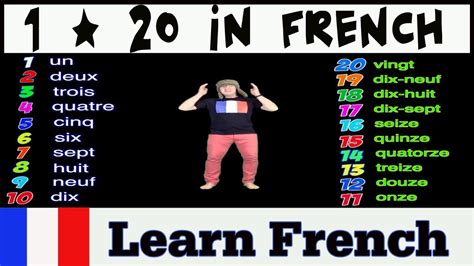 Numbers In French 1 20