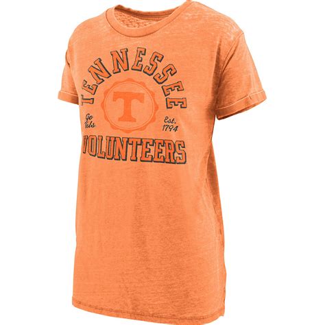 three square women s university of tennessee vintage wash bishop short sleeve t shirt academy