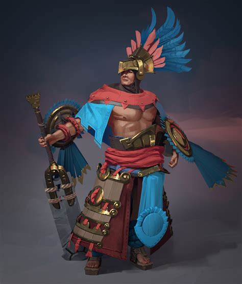 ArtStation - Aztec Warrior , Artem Kurenkov