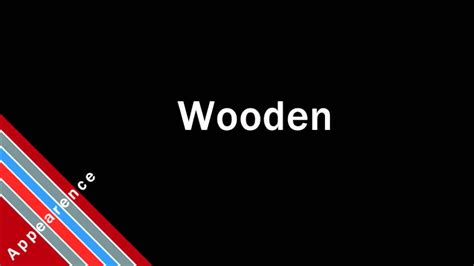 How To Pronounce Wooden Youtube