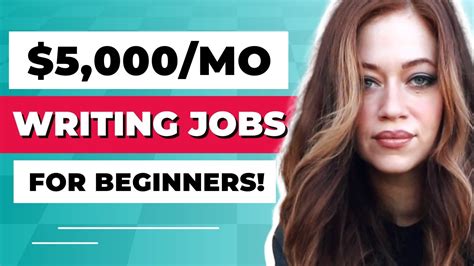 5 In Demand Freelance Writing Jobs For Beginners Make 5000 Per Month Youtube