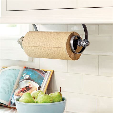 Check out our paper towel holder under cabinet selection for the very best in unique or custom, handmade pieces from our kitchen & dining shops. Artichoke Under Cabinet Paper Towel Holder | Ballard Designs