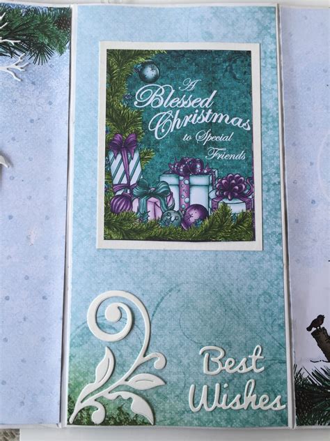 Anita Kejriwal Tri Fold Christmas Card With Cottagecutz Dies