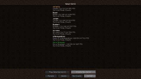How To Change The Color Of Your Worlds Name Minecraft Blog
