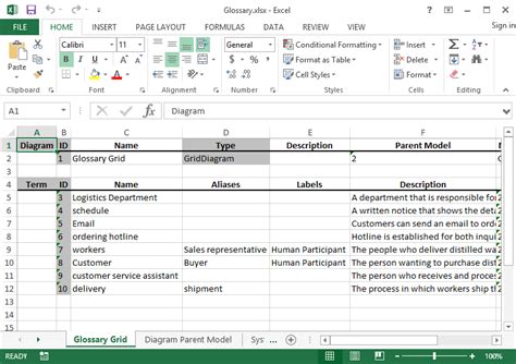 Download 48 View Business Glossary Template Excel Pictures 