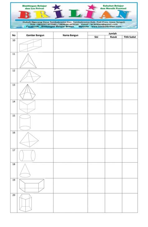 Soal Bangun Ruang Gabungan Kelas 6 Dan Pembahasannya Bakti Soal