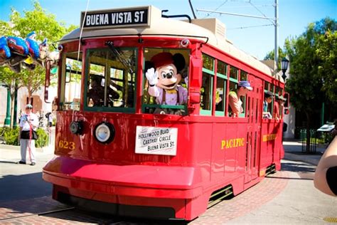 You learn quickly to navigate the endless freeway swaps and which. Fun Facts About the Red Car Trolleys at Disney California ...