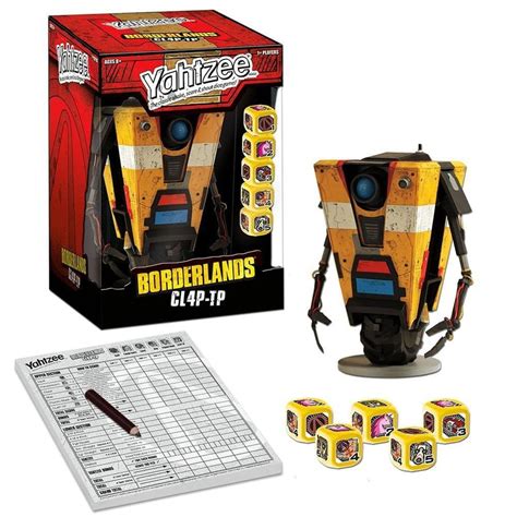 Borderlands Collectors Edition Yahtzee Dice Game Free Shipping