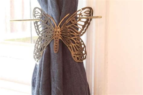 Butterfly Hook Curtain Tie Back Decorative And Functional Tie Backs