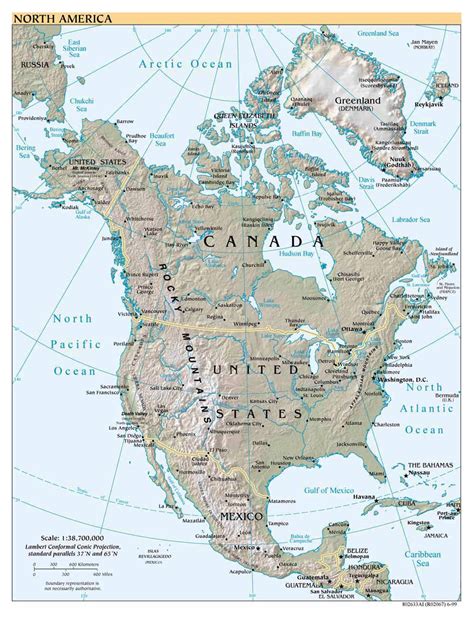 Maps Of North America And North American Countries
