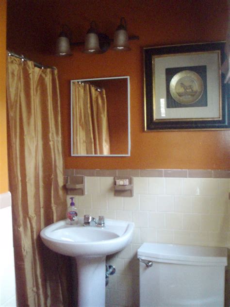 Orange is a secondary color, meaning that to create its tone, you must mix two primary colors. 'Orange' You Glad…? | Orange bathrooms, Brown tile ...