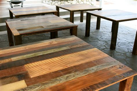 Trees were chopped down and hewed by hand to build this pioneer home. Arbor Exchange | Reclaimed Wood Furniture: Square ...