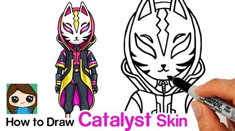 How To Draw Fortnite Catalyst Skin