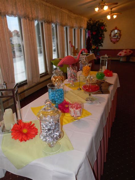 (compleat is the archaic and victorian spelling, especially for old book titles.) here are some top activities, foods and decorations for a party theme that brings together the best of. Alice themed candy table | Candy table, Alice in ...