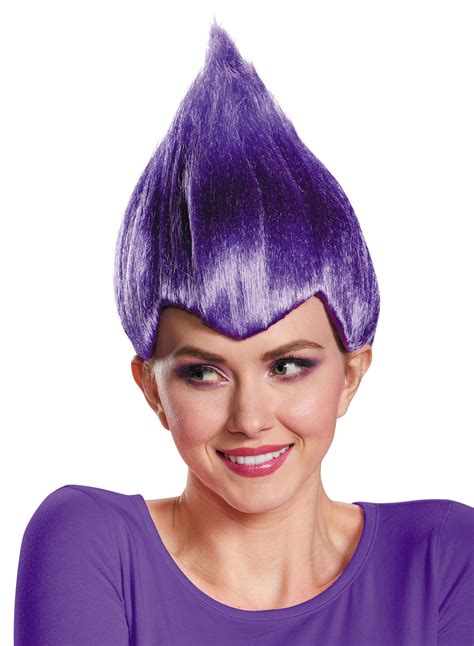Purple Troll Adult Wig