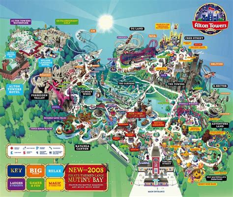 Alton Towers Rides Theme Park Map Disney World Map Ecosystems Projects Planet Coaster Map