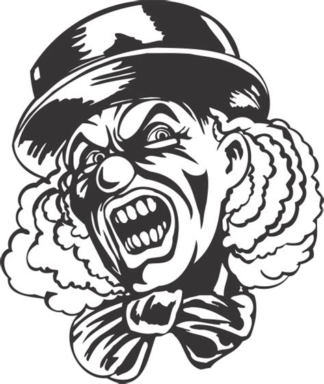 Evil Clown Decal 131