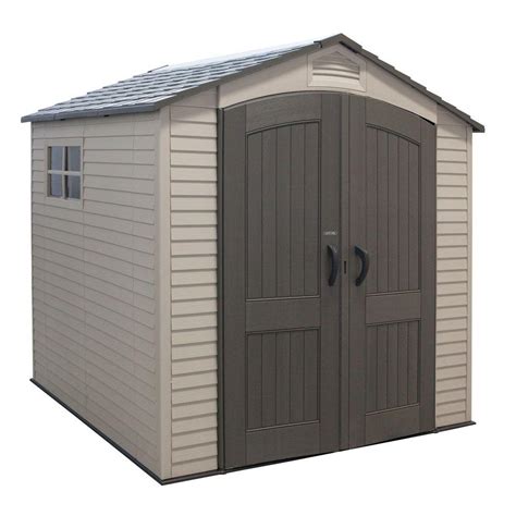 Lifetime 7 Ft X 7 Ft Economy Storage Shed 60014 The Home Depot