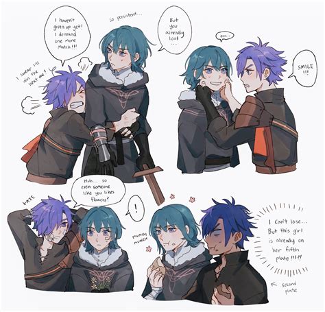 Byleth Byleth Shez And Shez Fire Emblem And More Drawn By