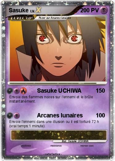 Pokémon Sasuke 3428 3428 Sasuke Uchiwa Ma Carte Pokémon