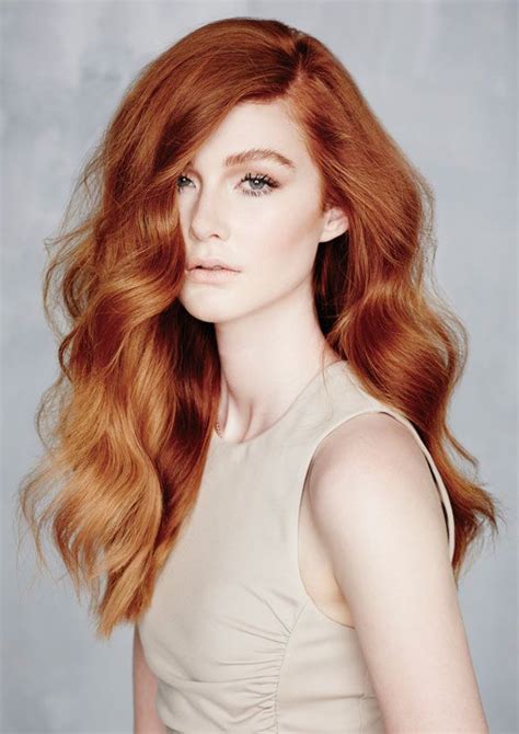 piękne rude włosy naturalny rudy Fryzury Galeria