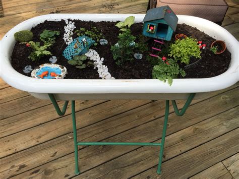 Introducing awesome baby bath tubs that make a real splash. Antique Hungarian baby bathtub to use for fairy garden ...