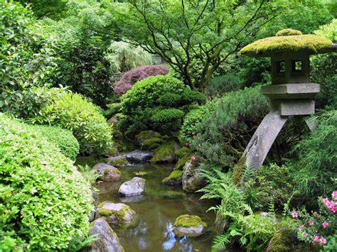 Fileportland Japanese Garden Creek Wikimedia Commons