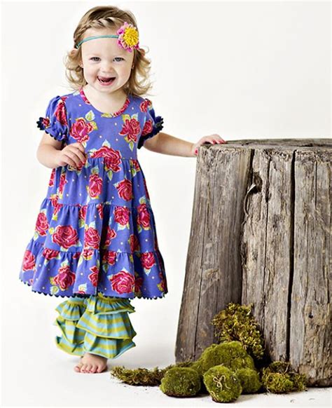 American Beauty Tiered Lap Dress Size 2 Matilda Jane Paint By Numbers