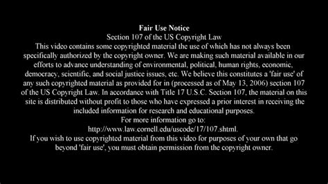 Act Fair Use Disclaimer Applies To All Our Videos Youtube