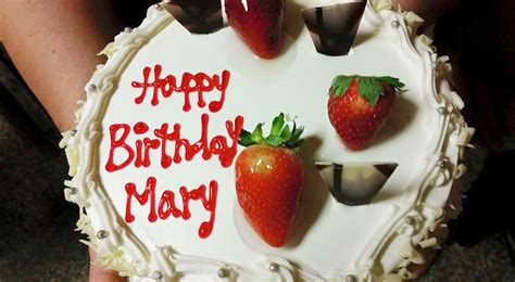 22 Of The Best Ideas For Happy Birthday Mary Cake Best Recipes Ideas And Collections