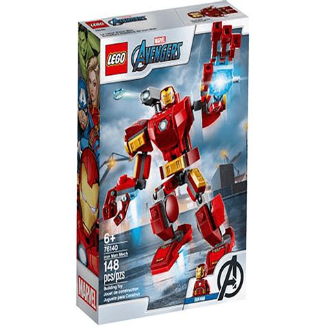 Lego Super Heroes Marvel Iron Man Mech Action Figure 76140