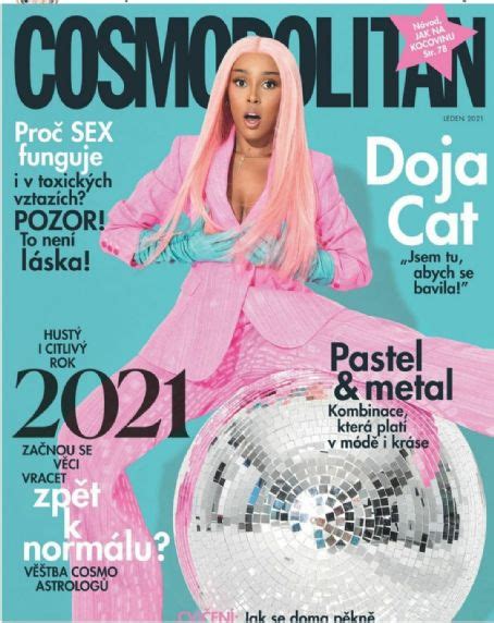 Doja Cat Cosmopolitan Magazine January 2021 Cover Photo Czech