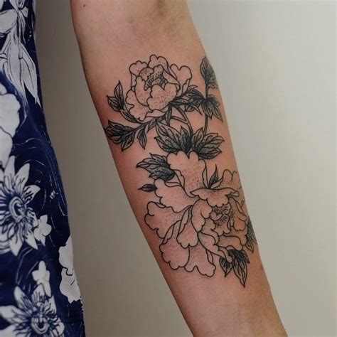Beautiful Black And White Vintage Rose Flowers Tattoo On