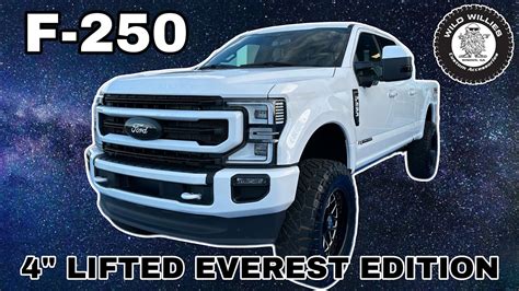 2022 Ford F 250 Platinum 4” Lifted Stormtrooper Everest Edition Super